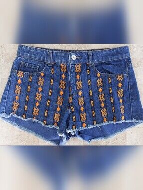 Embroidered Jeans Short Tally Weijl 30